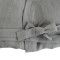 Халат из умягченного льна серого цвета essential, размер s