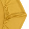 Простыня на резинке детская из сатина горчичного цвета из коллекции essential, 80х160х20 см