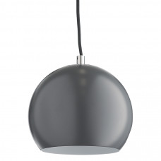 Лампа подвесная ball, 16х?18 см, темно-серая матовая, черный шнур