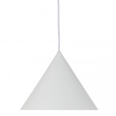 Лампа подвесная benjamin xl, 35х?46 см, белая матовая, белый шнур